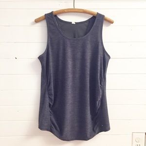 Old Navy Active Maternity Breathe On Tank Gray L